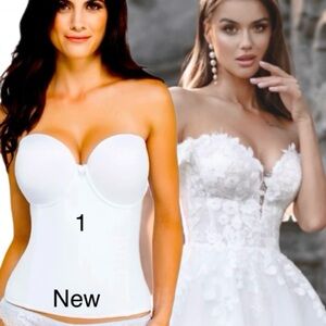 2 Bustiers For the price of 1 Ultra-Lift Seamless Bustier & Low Back Style